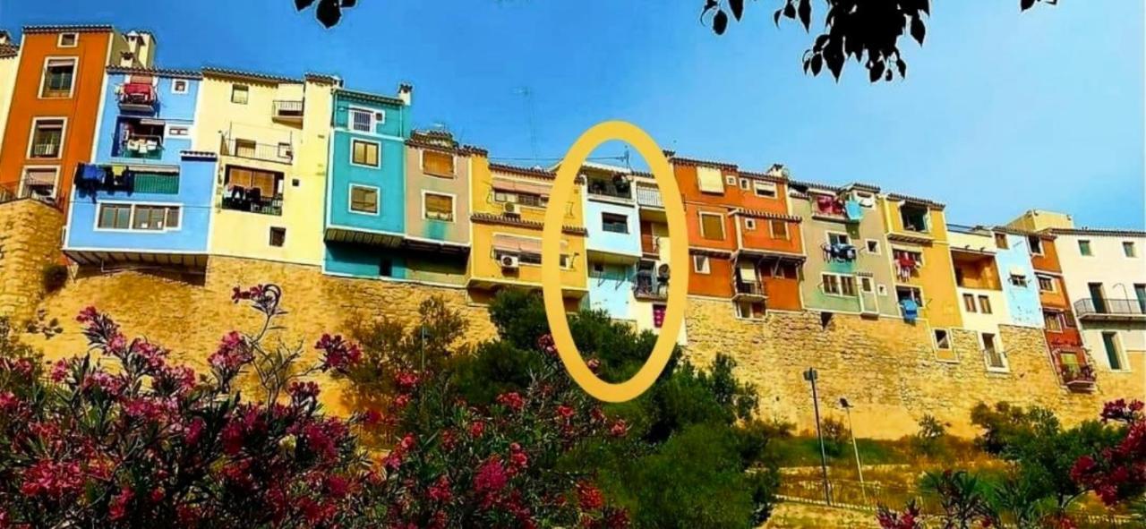 Preciosa Casa En Vilajoyosa Con Vistas Al Mar En Las Casas Colgantes Del Casco Antiguo Вильяхойоса Экстерьер фото